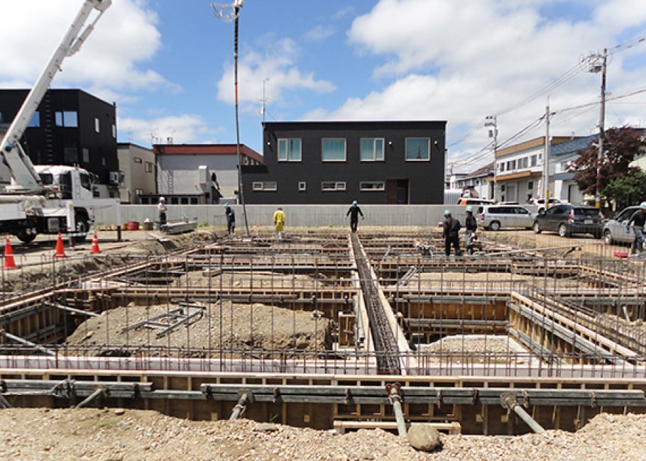 倉庫兼事務所新築工事02