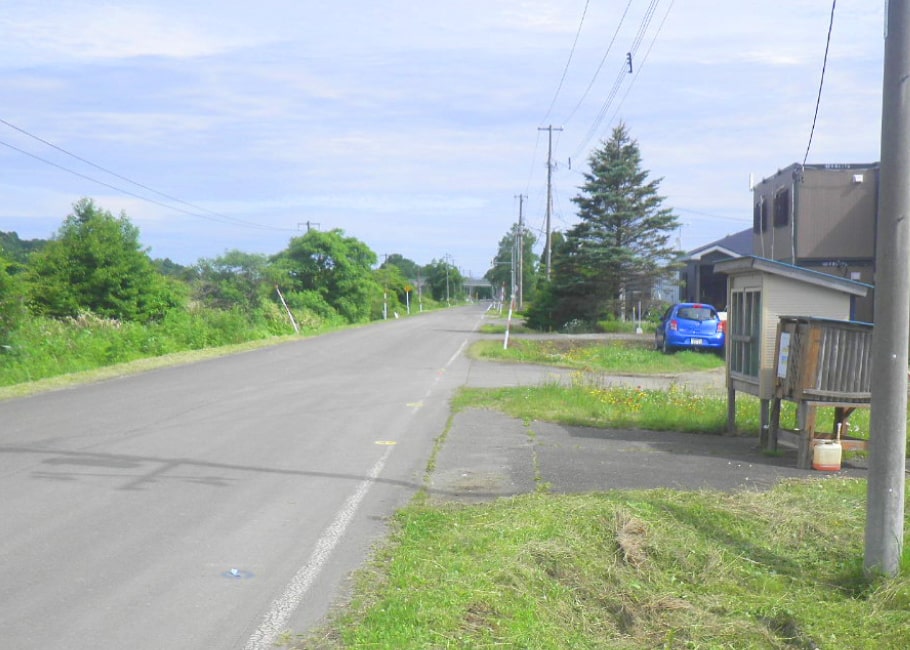 由仁町　由仁高線歩道改築工事01